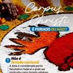 Corpus Christi é feriado ou não?